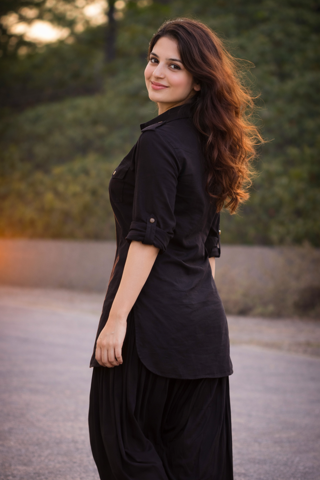 Pehraan Swag Cotton Short Kurta Set for Girls/Women for Office & Casual wear