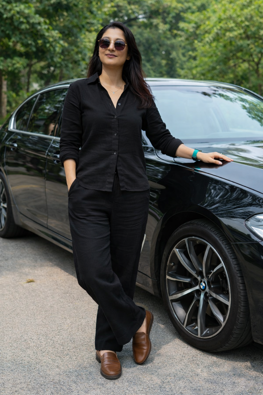 Pehraan Boss Pure Cotton Co-ord Set for Girls/Women for Office & Casual wear