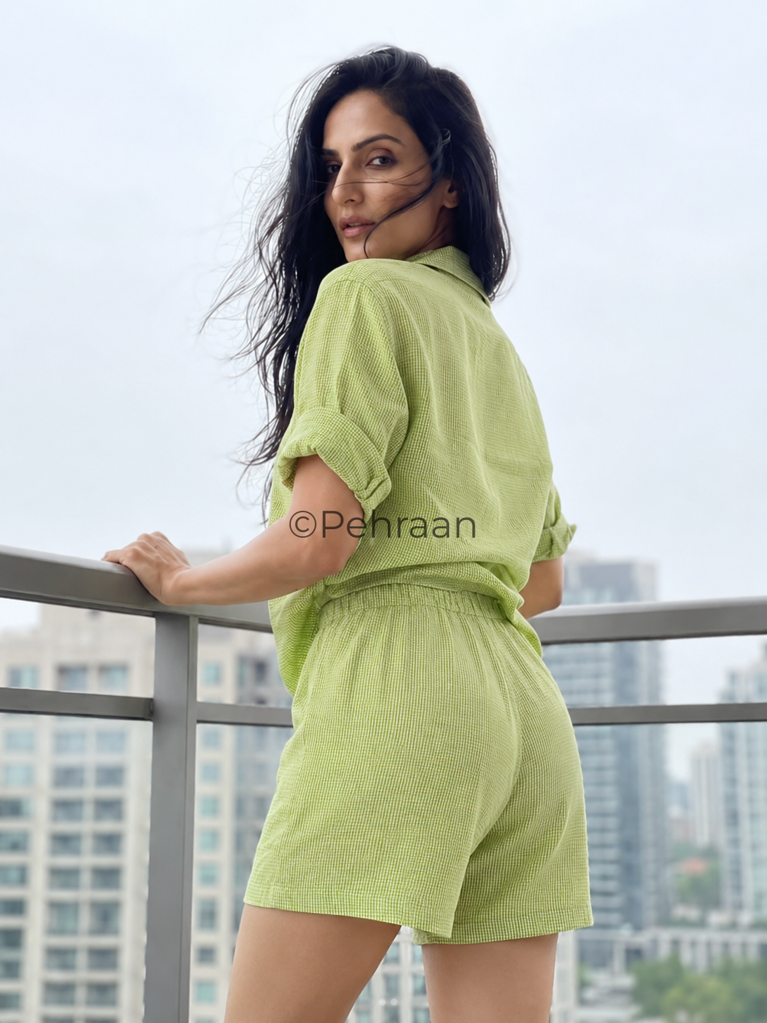 Mirchi Cotton Shorts Co-ord Set for Girls & Women for Casual & Travel Wear