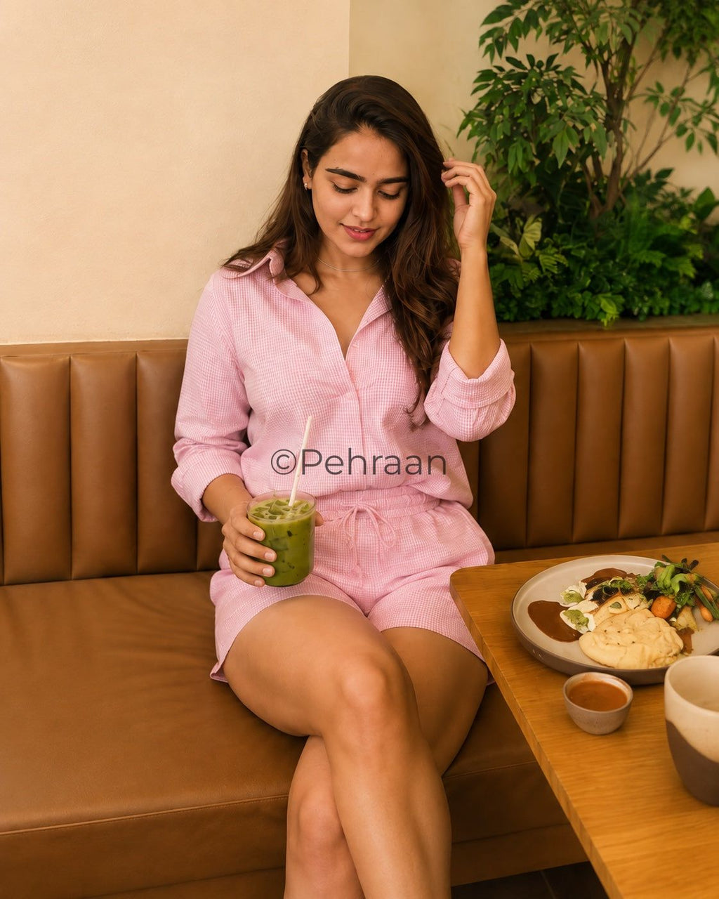 Mirchi Cotton Shorts Co-ord Set for Girls & Women for Casual & Travel Wear