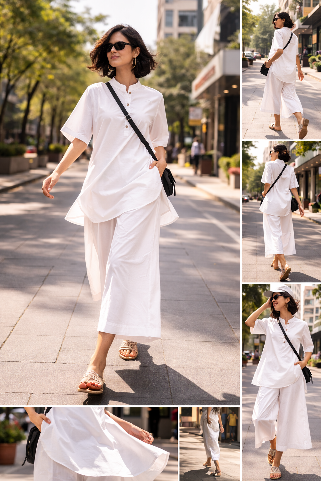 Pehraan Everyday Edition Cotton loose fit Co-ord Set for Girls/Women for Office and Casual wear