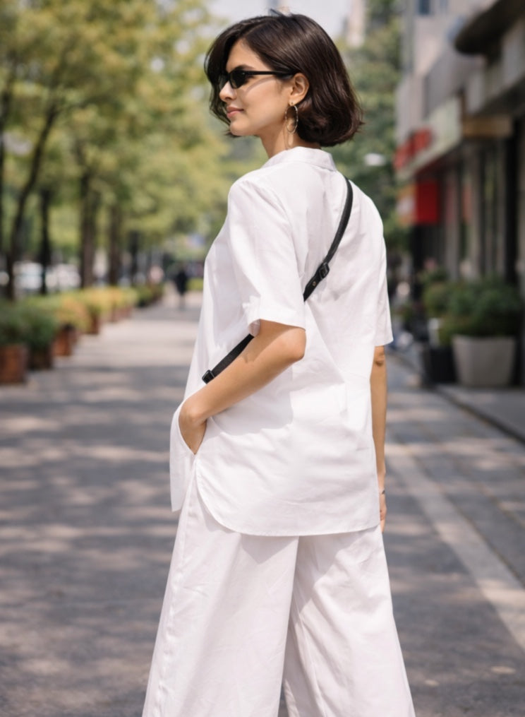 Pehraan Everyday Edition Cotton loose fit Co-ord Set for Girls/Women for Office and Casual wear