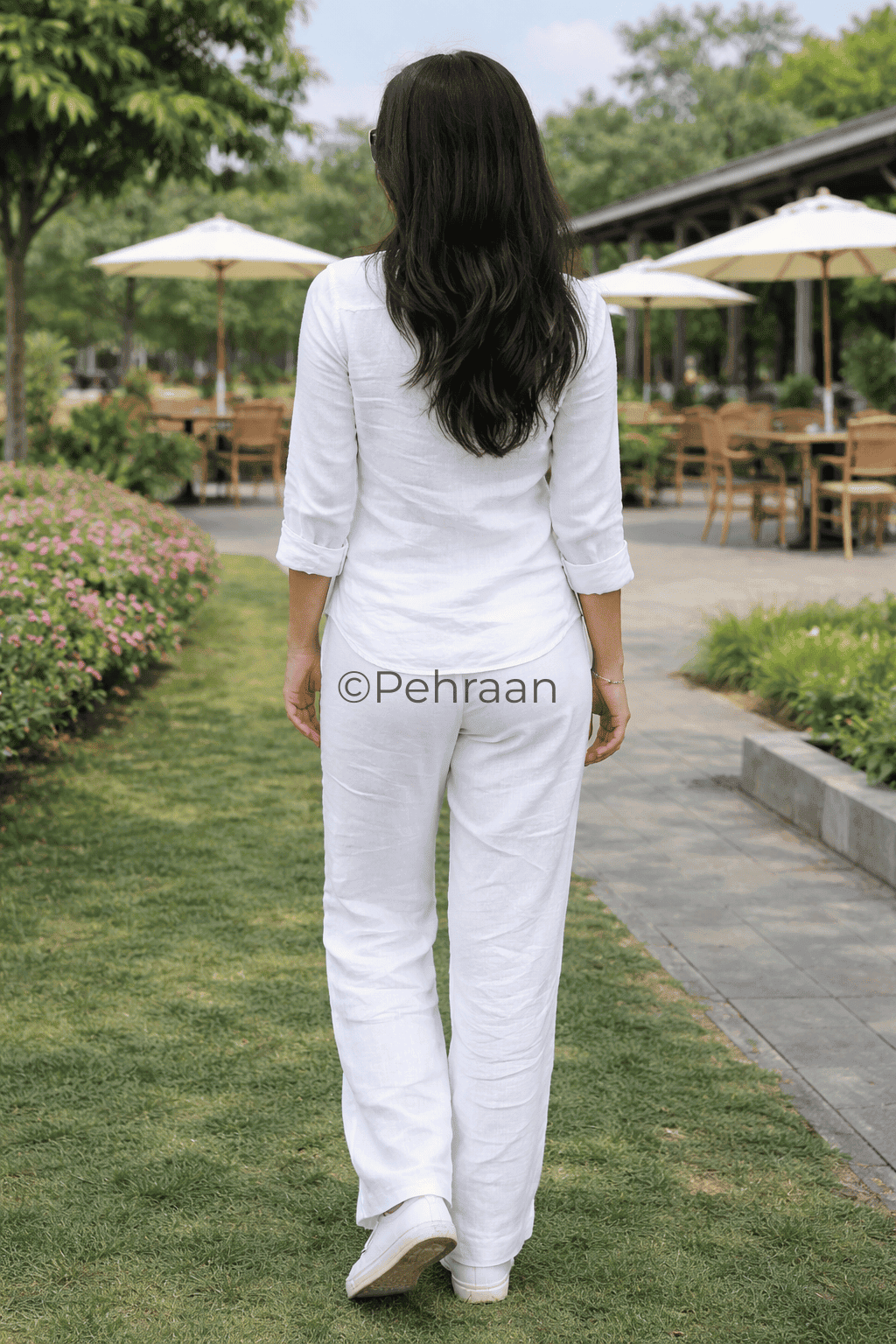 Pehraan Boss Pure Cotton Co - ord Set for Girls/Women for Office & Casual wear - Pehraan