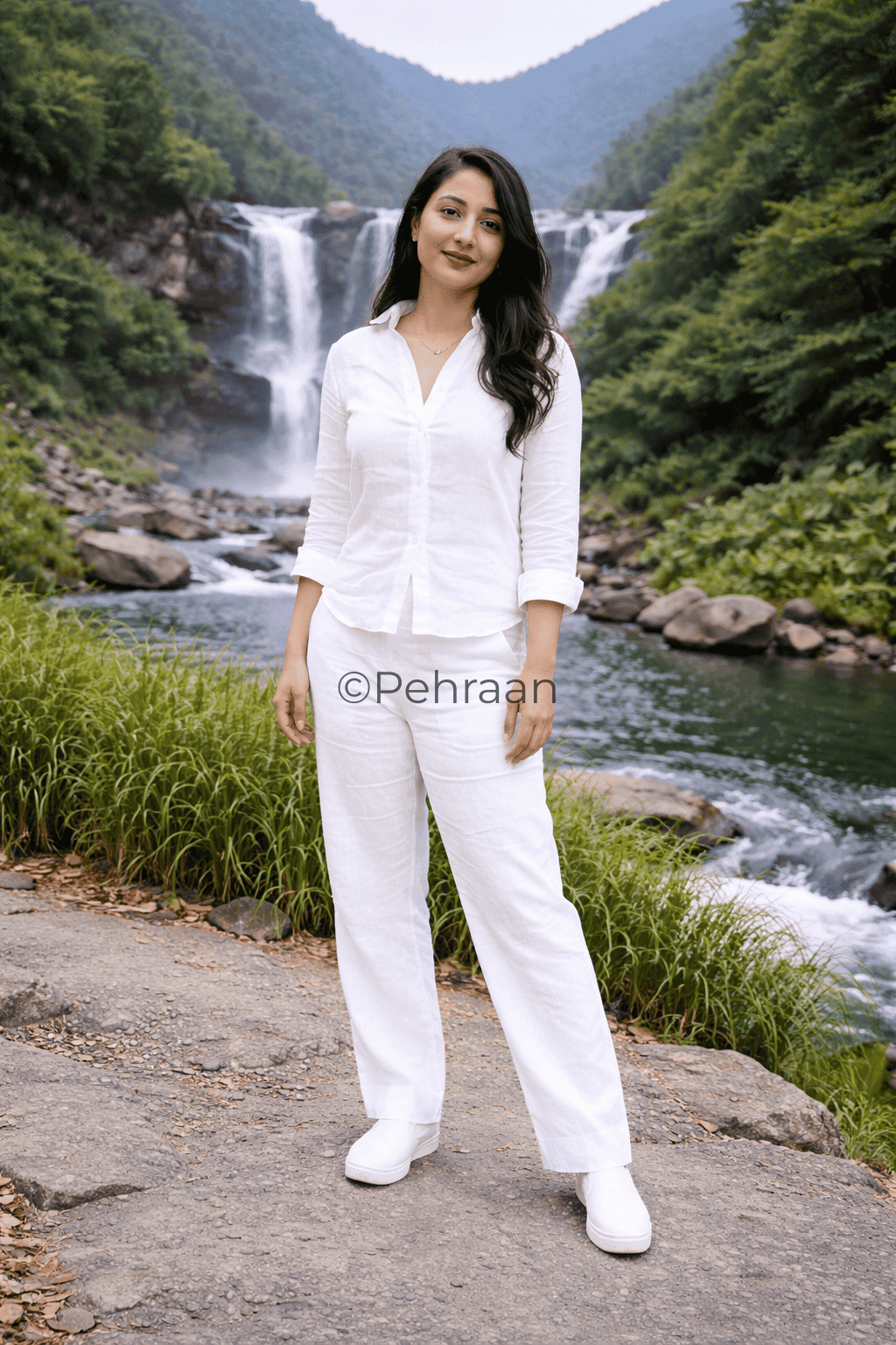 Pehraan Boss Pure Cotton Co - ord Set for Girls/Women for Office & Casual wear - Pehraan