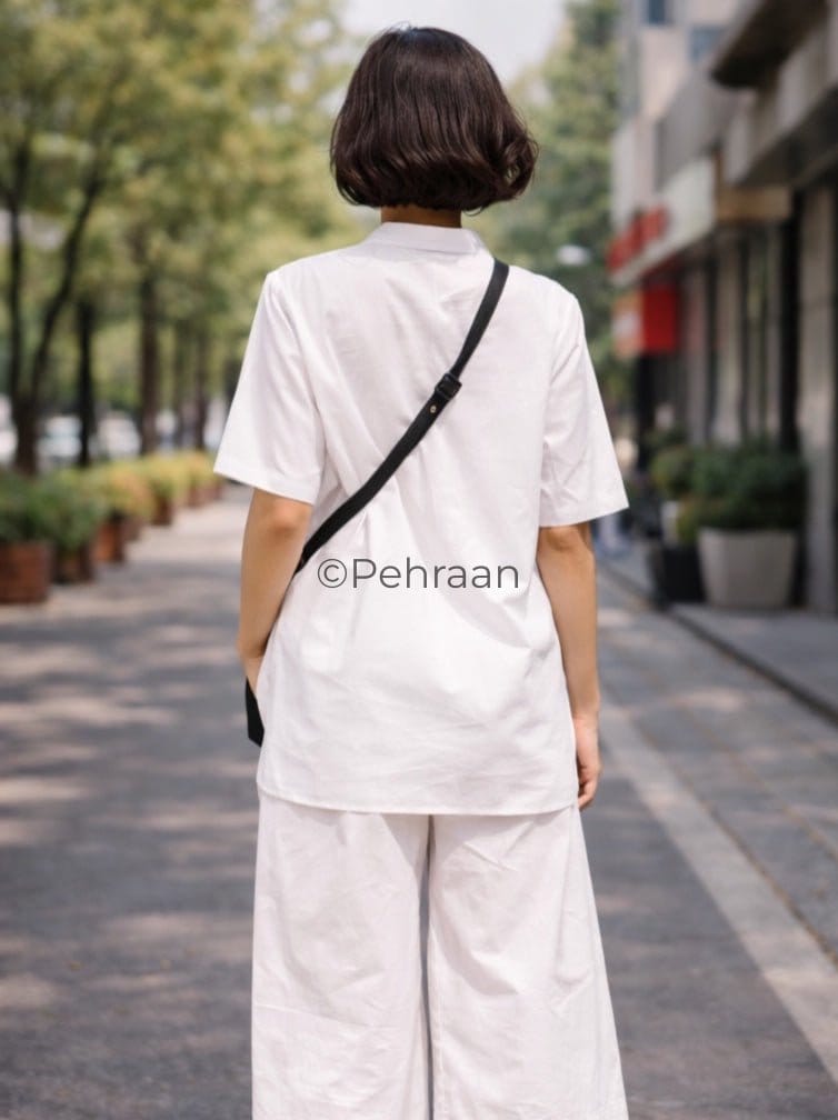 Pehraan Everyday Edition Cotton loose fit Co - ord Set for Girls/Women for Office and Casual wear - Pehraan