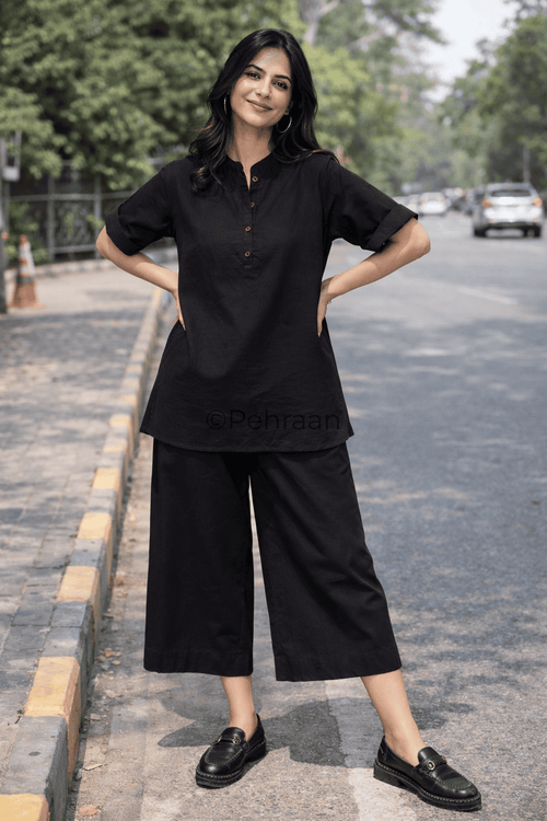 Pehraan Everyday Edition Cotton loose fit Co - ord Set for Girls/Women for Office and Casual wear - Pehraan