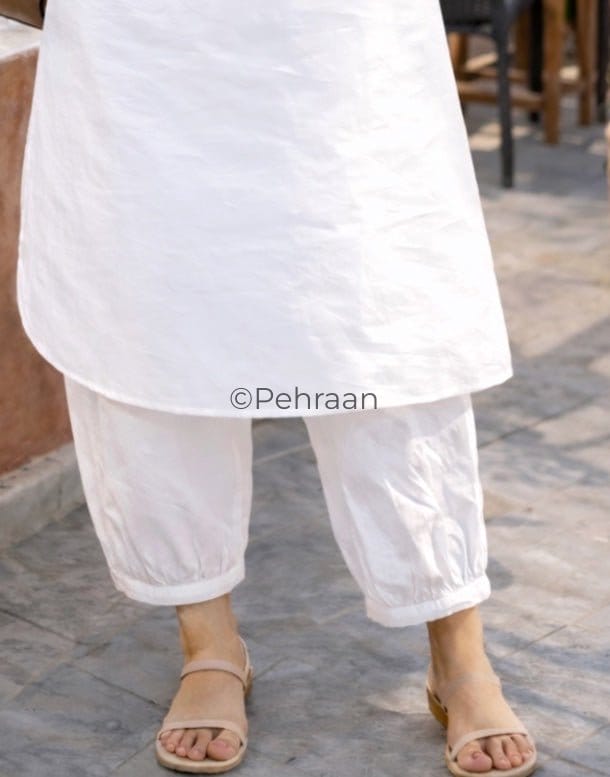 Pehraan Pathani Cotton 2 Piece Kurta Set for Women For Office & Casual Wear - Pehraan