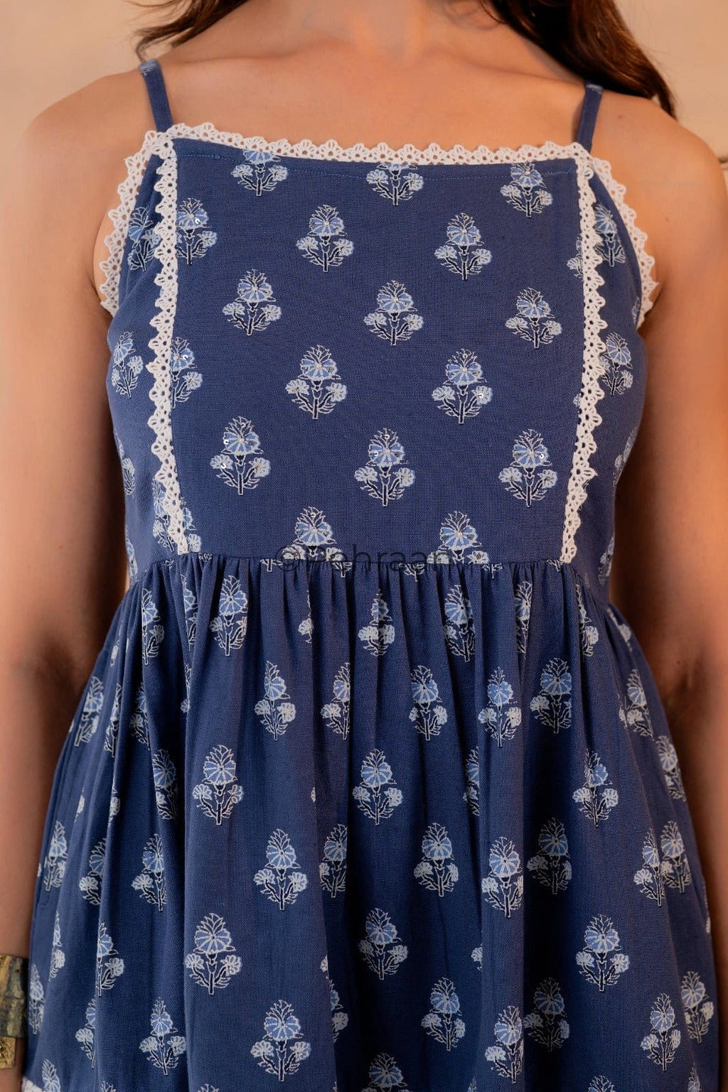 Pehraan's Blue Lollipop Cotton One Piece - Pehraan