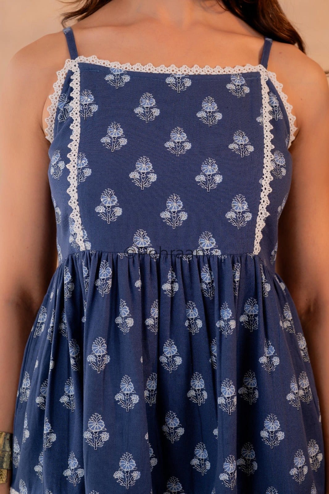 Pehraan's Blue Lollipop Cotton One Piece - Pehraan