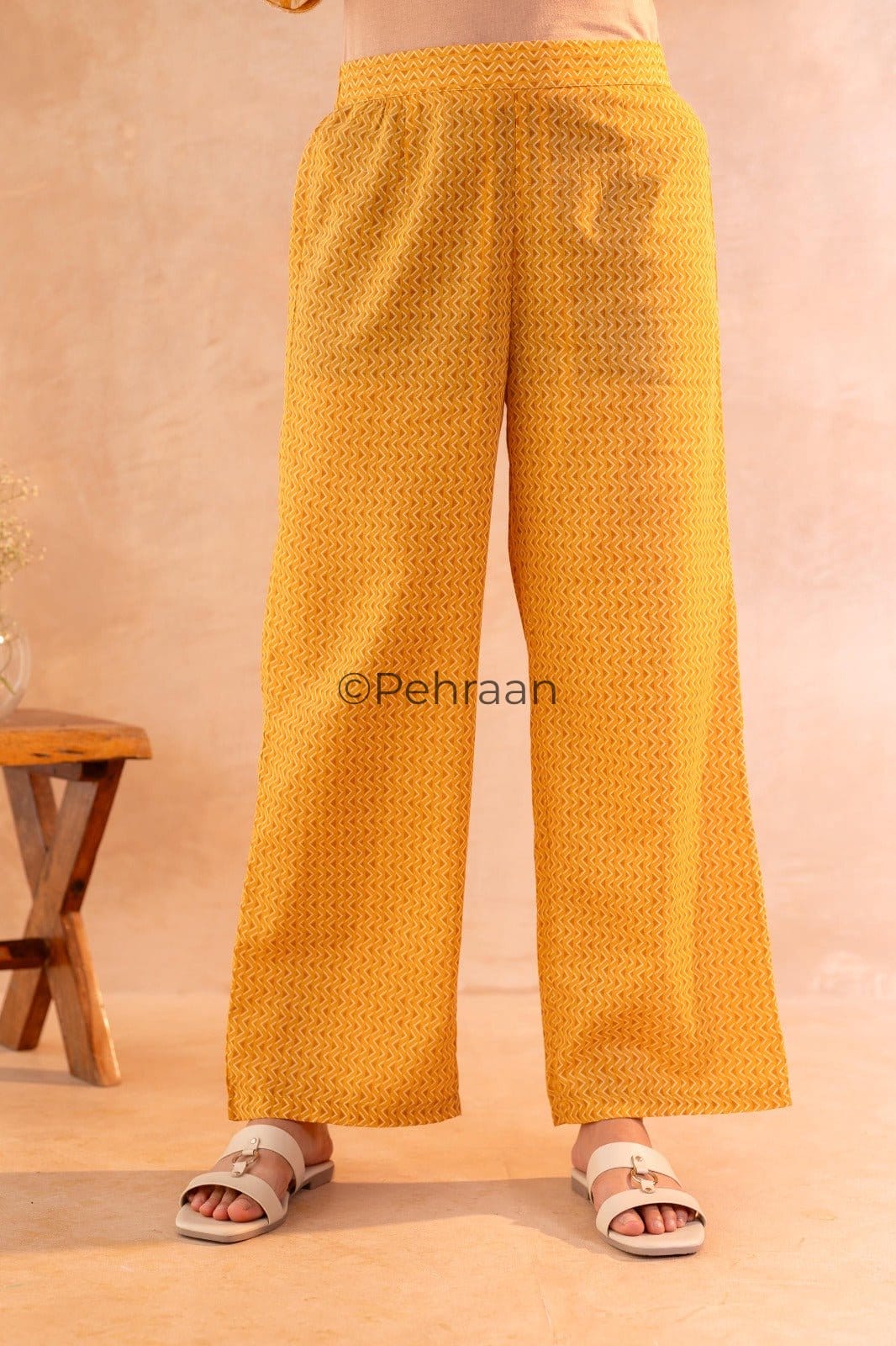 Pehraan's Sunlight Cotton Kurta Pant Set - Pehraan